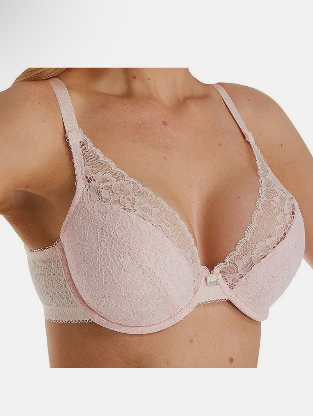 Cleo By Panache Everly Rosewater Pink Plunge Bra